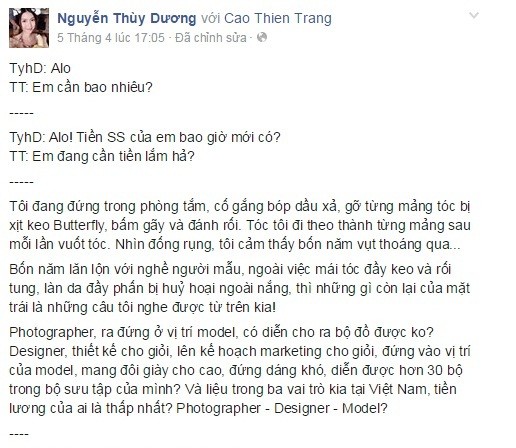 Nguoi mau Thuy Duong va chuyen yeu nghe hay chet doi-Hinh-2